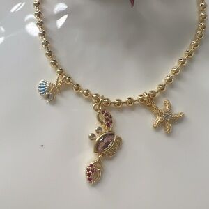 Gold Charm Necklace